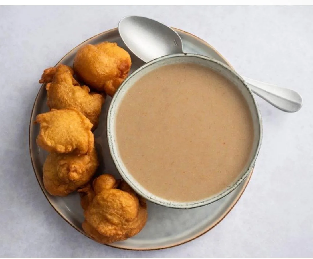 Hausa koko served with koose